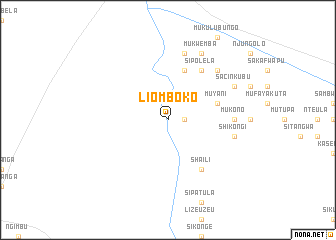 map of Liomboko