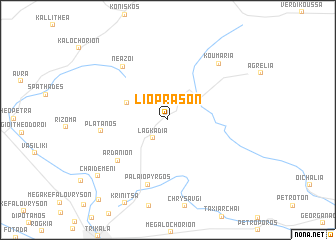 map of Lióprason