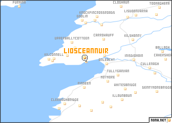 map of Lios Ceannúir