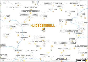 map of Lios Cearúill