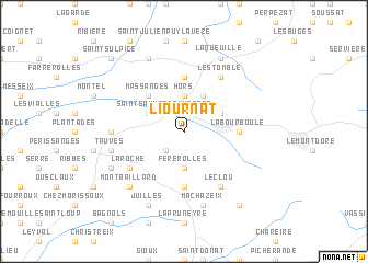 map of Liournat