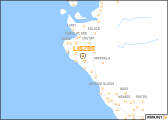 map of Liozon