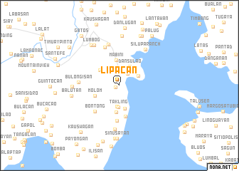 map of Lipacan