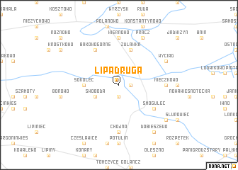 map of Lipa Druga