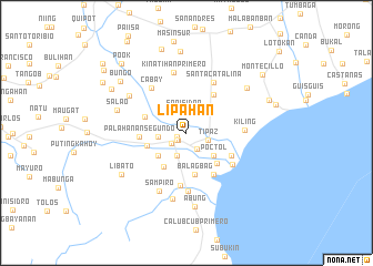 map of Lipahan