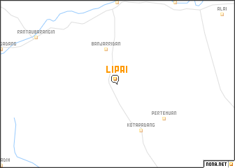 map of Lipai