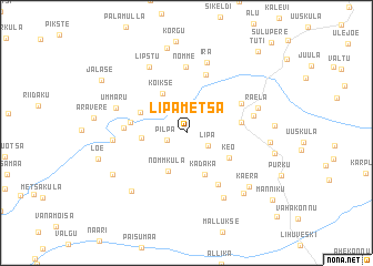 map of Lipametsa
