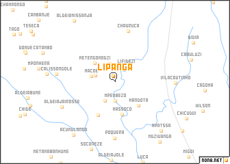 map of Lipanga