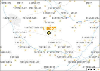 map of Lipárt