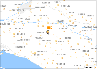 map of Lipa