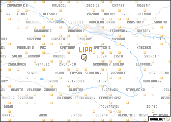 map of Lípa