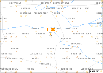 map of Lipa