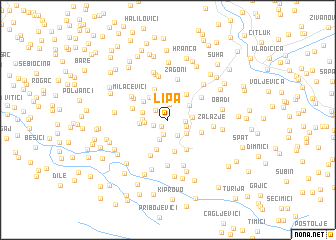 map of Lipa