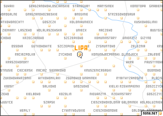 map of Lipa