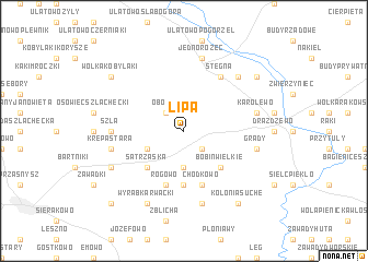 map of Lipa