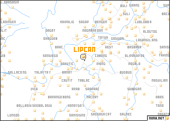 map of Lipcan