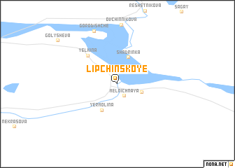 map of Lipchinskoye