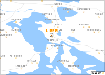 Liperi (Finland) map 