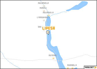 map of Lipesa