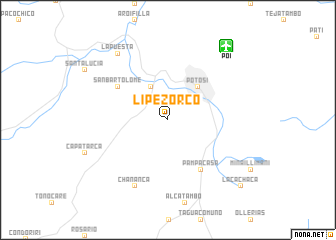 map of Lípez Orco