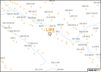 map of Lipë