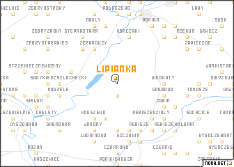 map of Lipianka