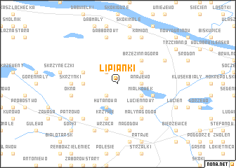 map of Lipianki