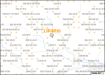 map of Lipianki