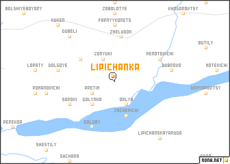 map of Lipichanka