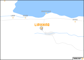 map of Lipikhino