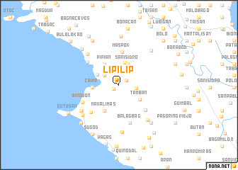 map of Lipilip