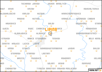 map of Lipina