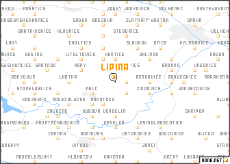 map of Lipina