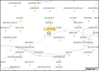 map of Lipina