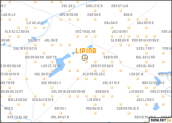 map of Lipina