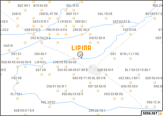 map of Lipina