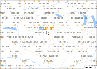 map of Lipiny