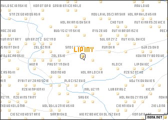 map of Lipiny