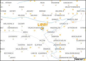 map of Lipiny