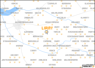 map of Lipiny