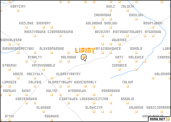 map of Lipiny