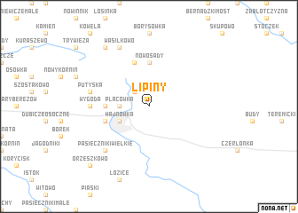 map of Lipiny