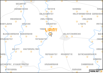 map of Lipiny