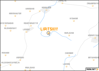 map of Lipitskiy