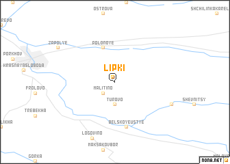 map of Lipki