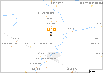 map of Lipki