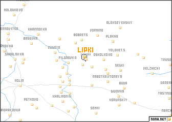 map of Lipki