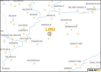 map of Lipki