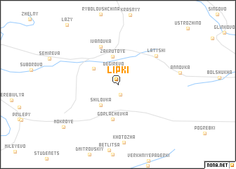 map of Lipki