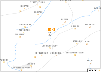 map of Lipki